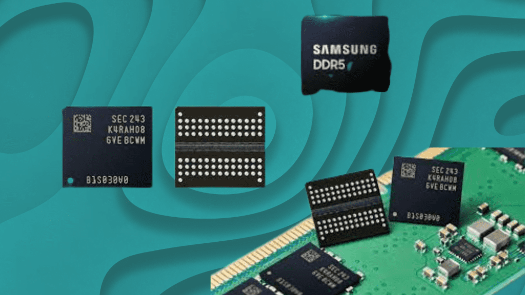 Evolution of DRAM 7 Samsung DDR5 DRAM 12nm 7200Mbps