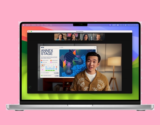 macOS Sonoma Video conference Feature