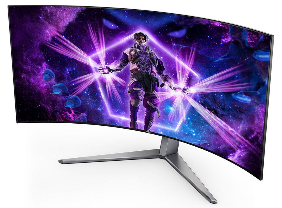 AOC's 44.5-inch Curved OLED MonitorI