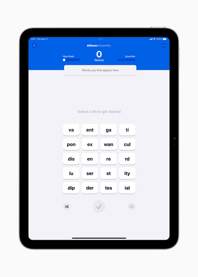 new Quartiles puzzles