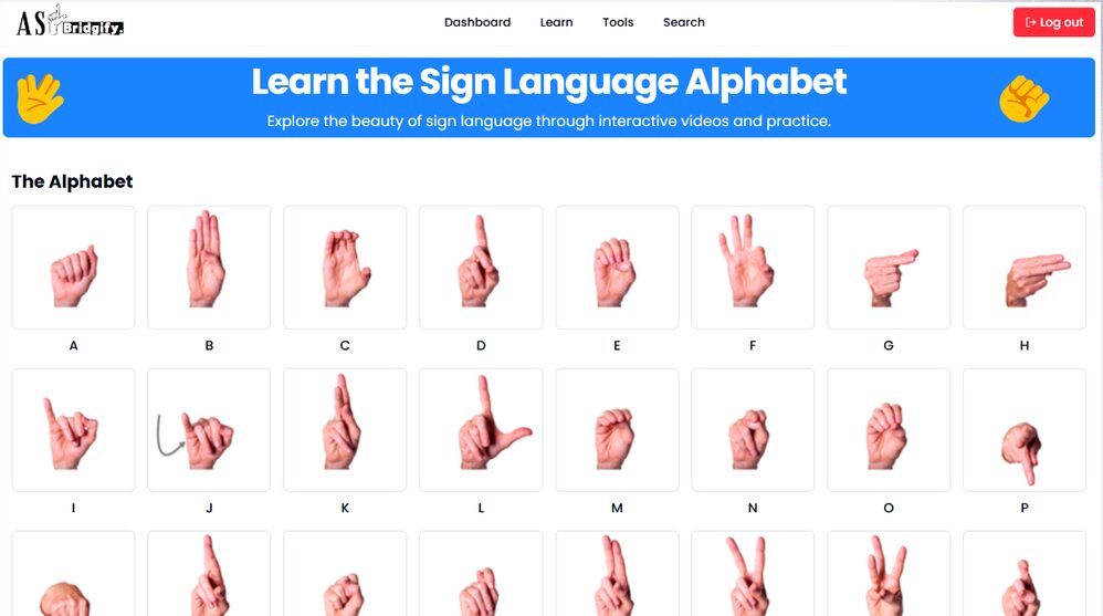ASL Alphabet Chart