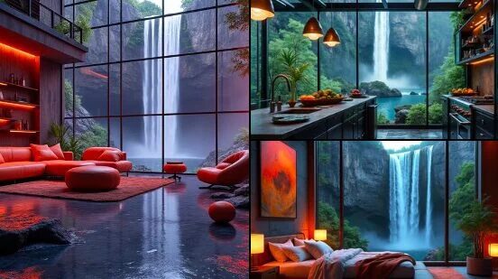 Reside ting Close to Waterfalls Reside ting Close to Waterfalls