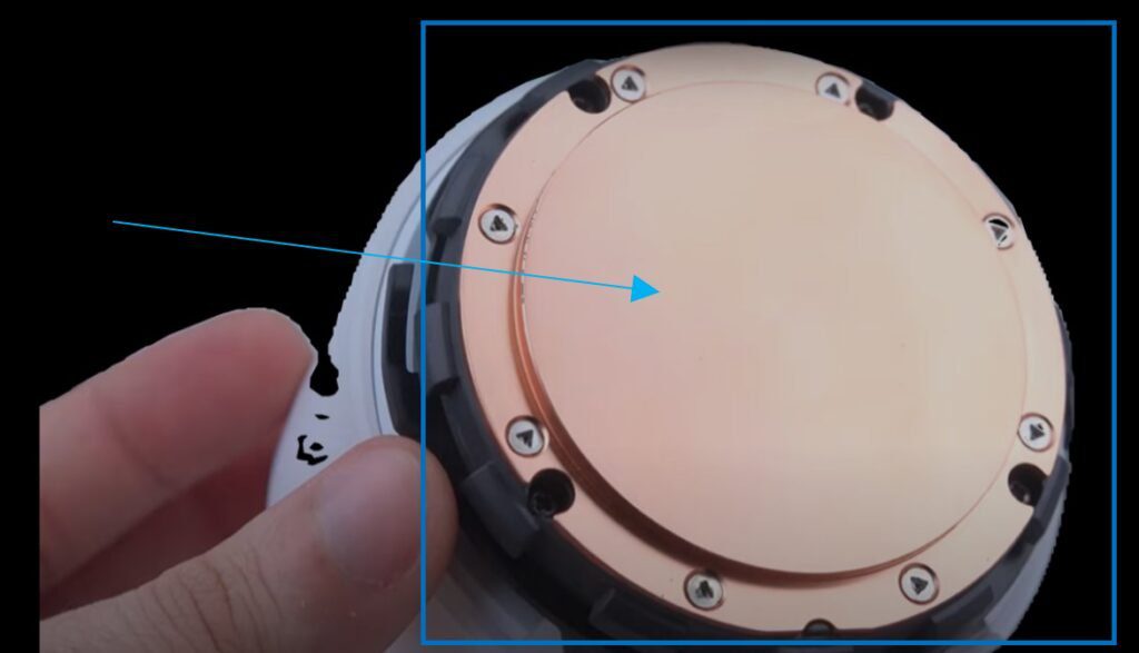 Large Cooling Surface Area of Copper Base Large Cooling Surface Area of Copper Base