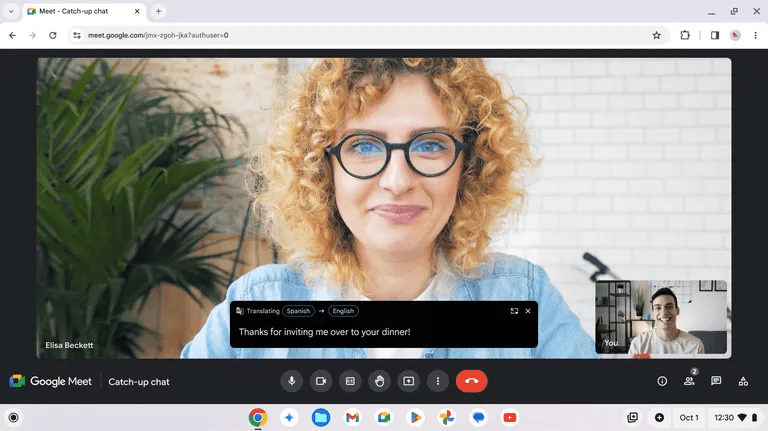 Samsung Galaxy Chromebook Plus With NEW AI features image 8 Live Translate