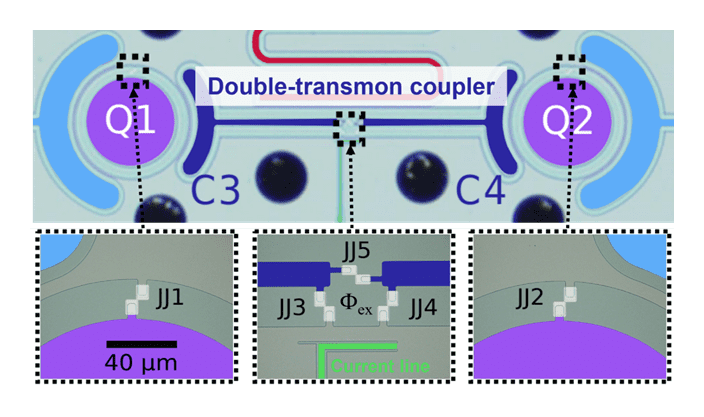 Optical microscope image of the actual fabricated circuit Optical microscope image of the actual fabricated circuit