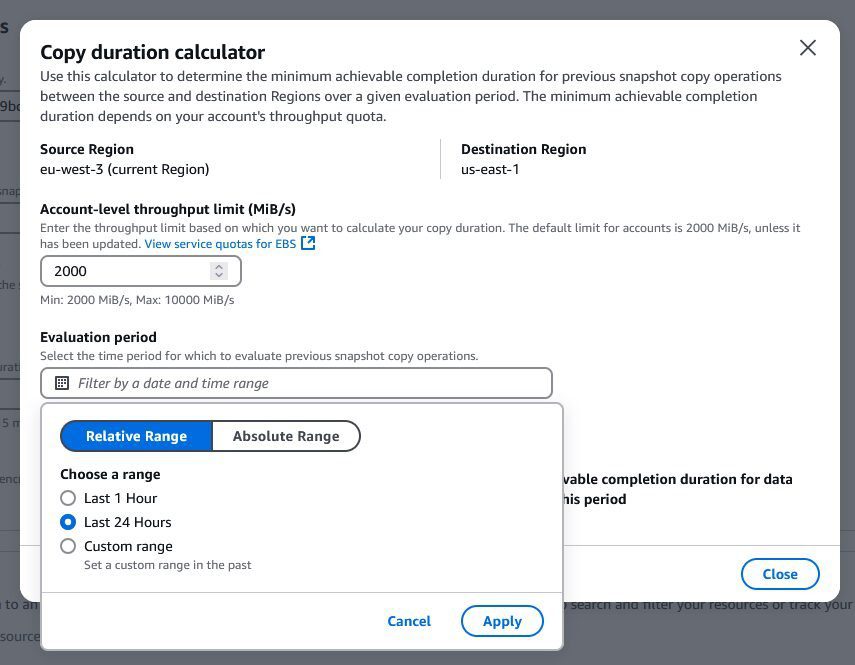 Creating a Time-Based Snapshot Copy
