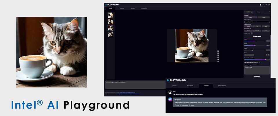 Intel AI Playground