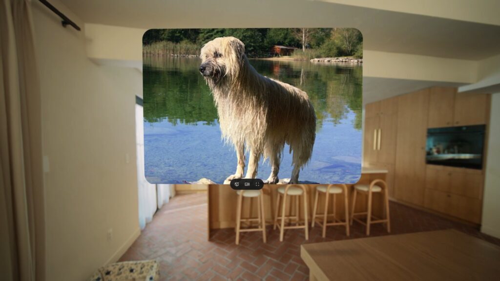 Google Photos on Android XR headset Google Photos on Android XR headset