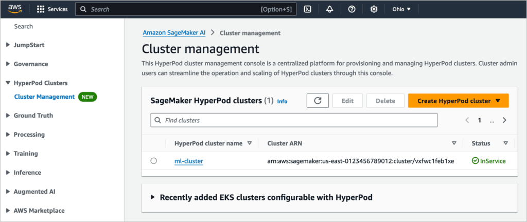 Governance with SageMaker HyperPod
