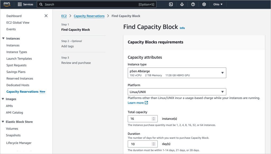 Amazon EC2 P5en instances