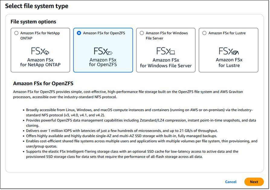 Amazon FSx for OpenZFS file systems Amazon FSx for OpenZFS file systems