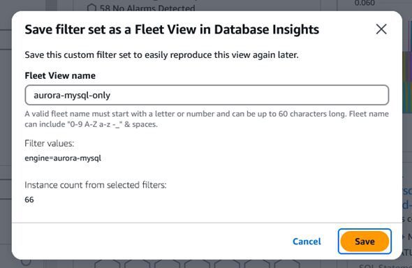  Save the filter as a Fleet 