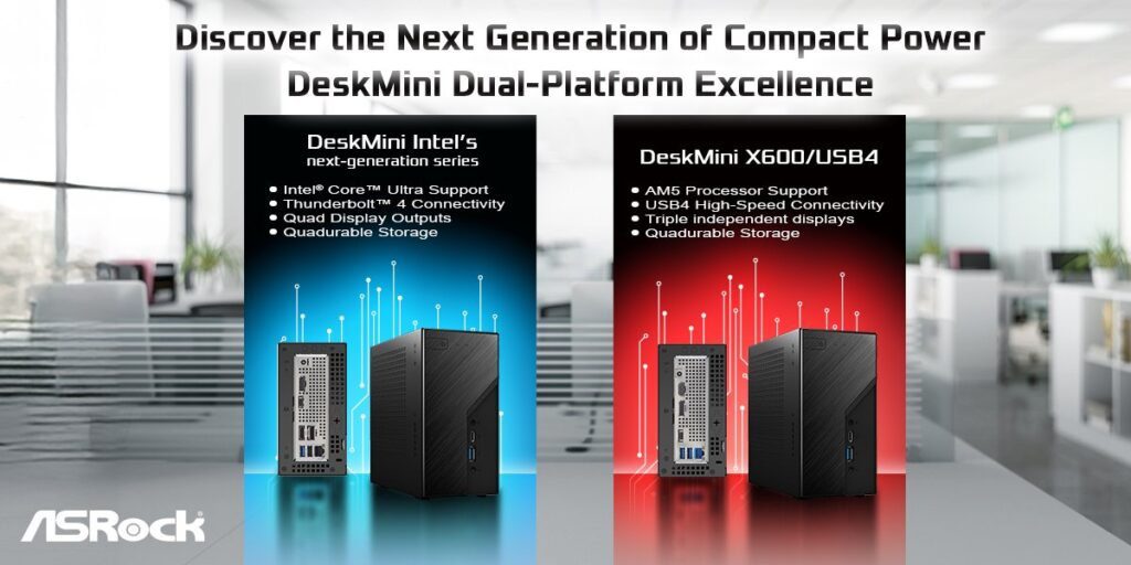 ASROCK DeskMini Dual-Platform 