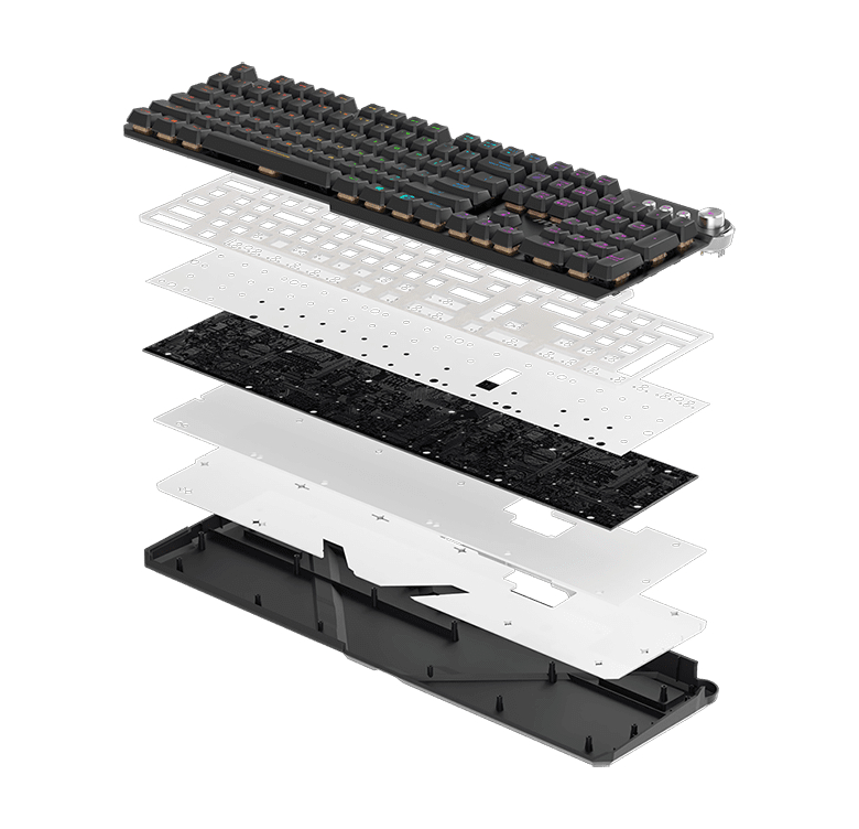 MSI Mystic Light-powered per-key RGB lighting MSI Mystic Light-powered per-key RGB lighting