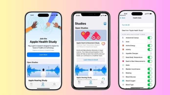 Apple Health Studies