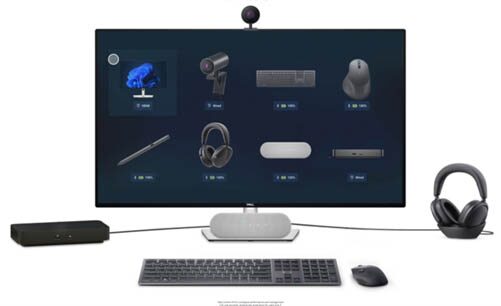 Dell Display and Peripheral Manager with intuitive user interface
