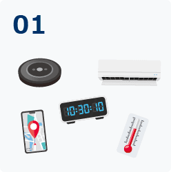 Numerous IoT gadgets and online services Numerous IoT gadgets and online services