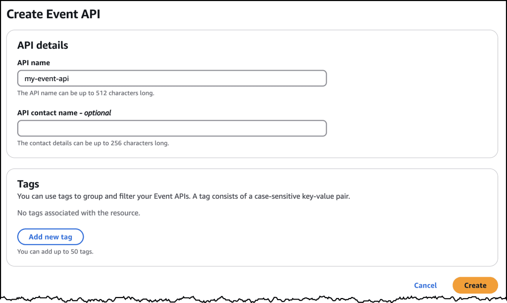 How to Create Event API