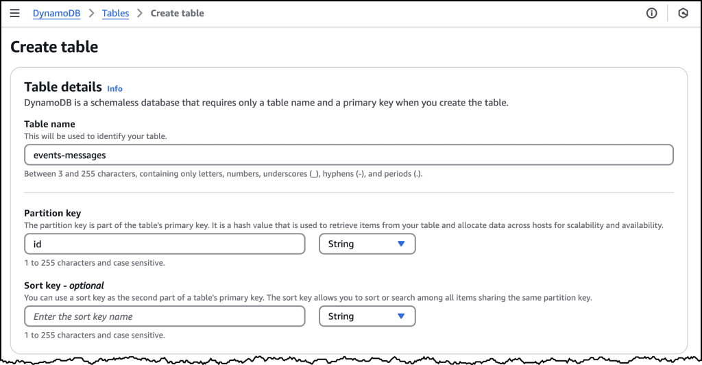 How to Create tables