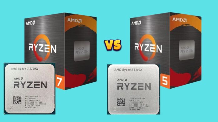 Ryzen 7 5700X vs Ryzen 5 5600X