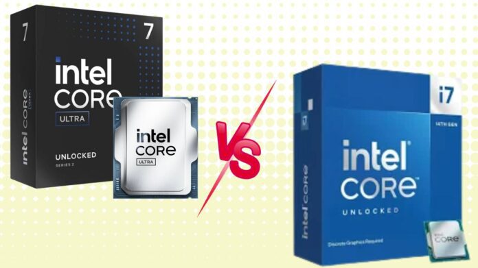 Intel Core Ultra 7 265KF Vs Intel Core i7-14700KF